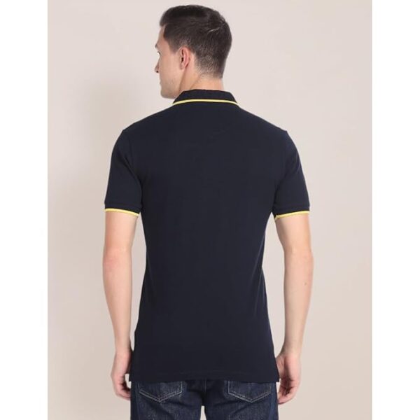 U.S. POLO ASSN. Men's Collar Pure Cotton Slim Fit Polo Shirt - Image 3